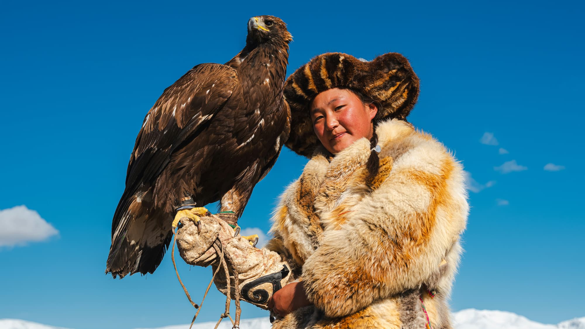 Eagle Hunter in Altai on Mongolia self drive tour